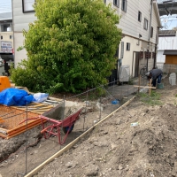 京都市南区　ブロック・フェンス工事　画像：2