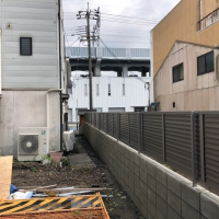 京都市南区　ブロック・フェンス工事　画像：5