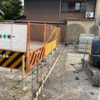 京都市南区　ブロック・フェンス工事　画像：3