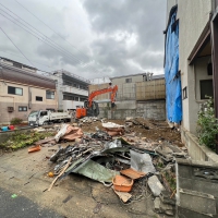 京都市山科区　家屋解体工事　画像：4